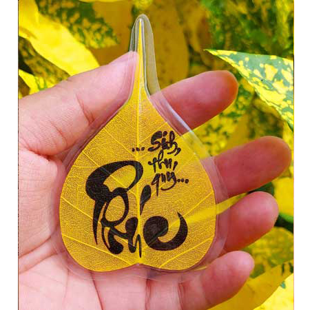 Lá Bồ Đề Vàng Ốp ĐT- Phúc